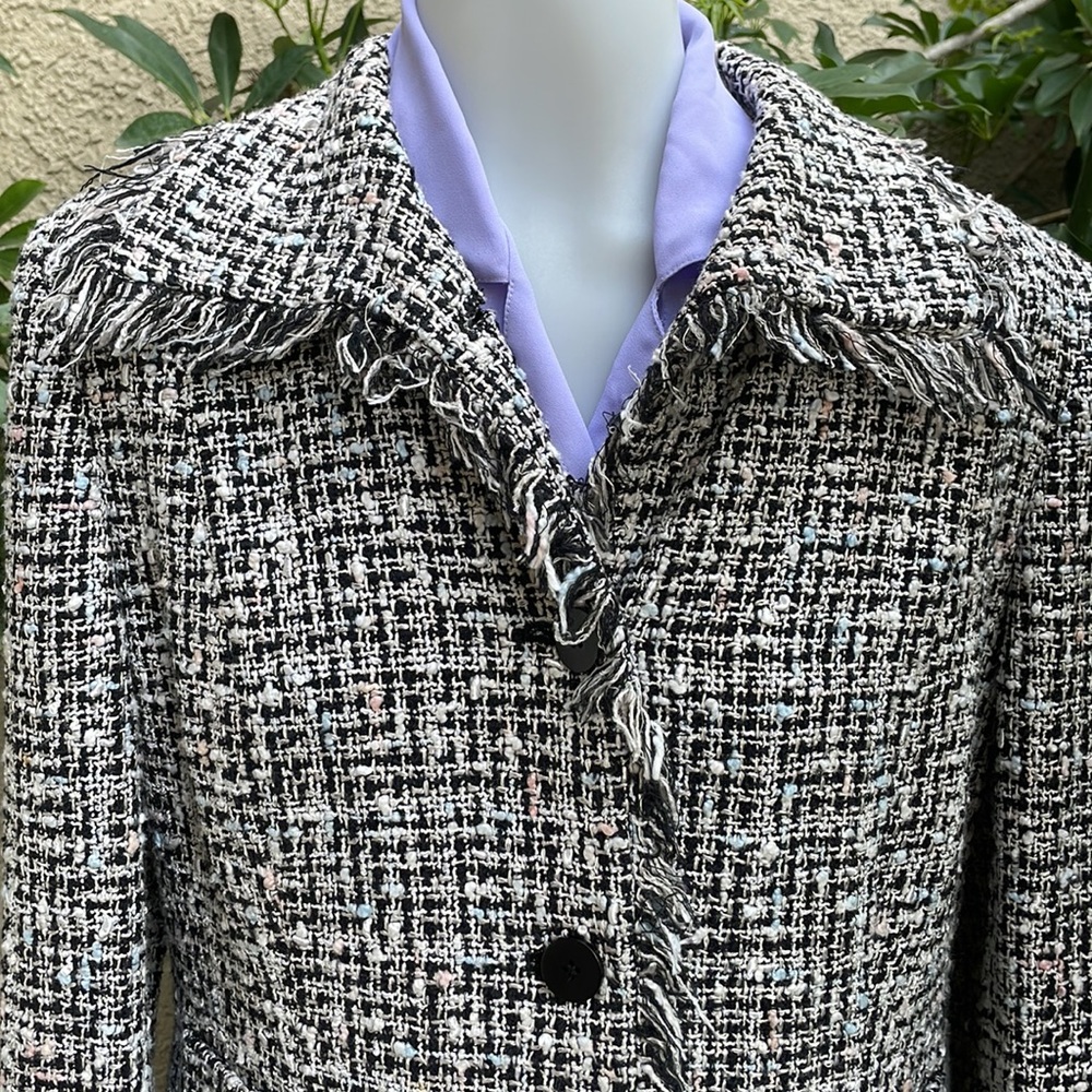 Vintage multicolored Jones New York jacket with pockets